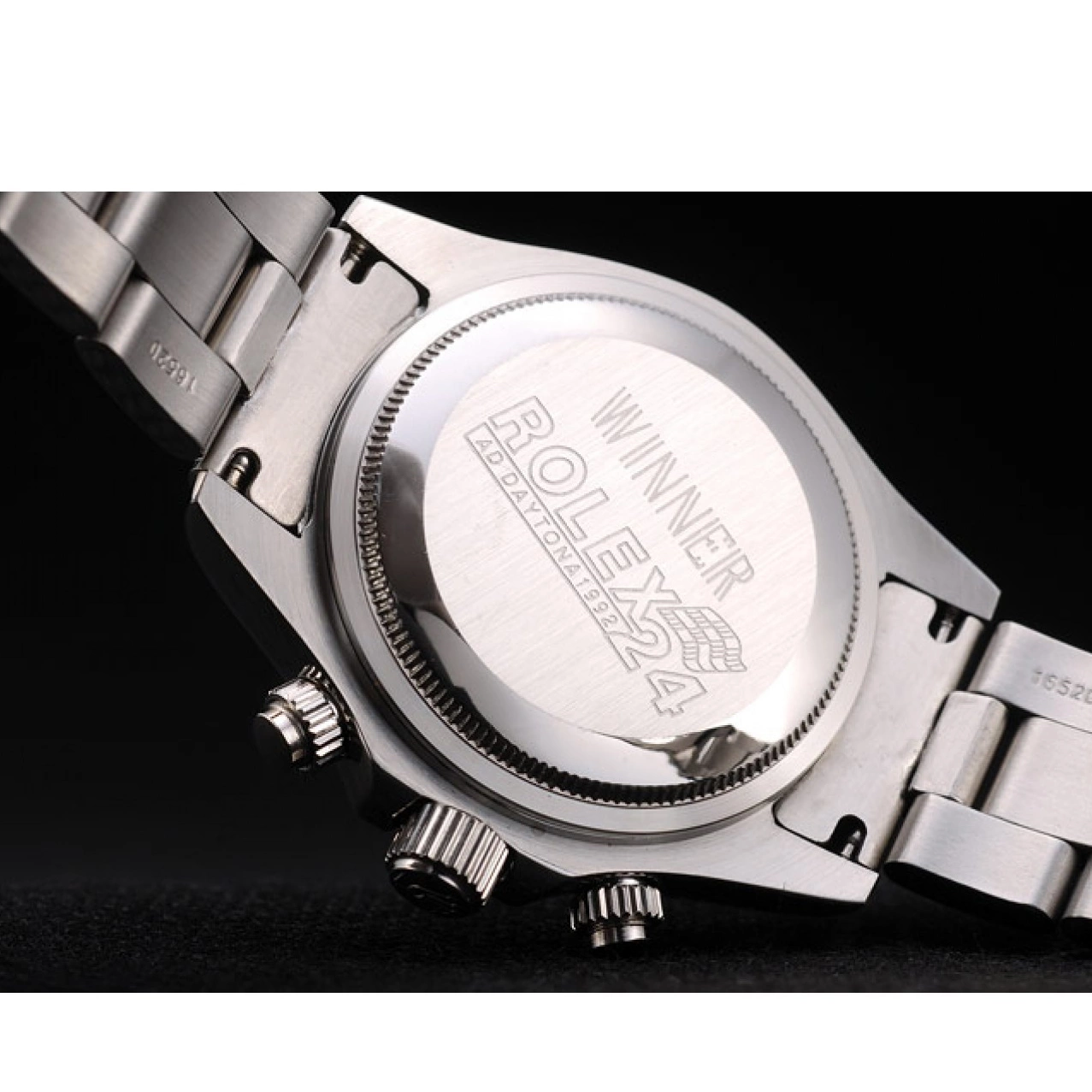 Aaa fake watches Stainless Tachymeter White Rolex Daytona Steel Dial Case Lady 0616